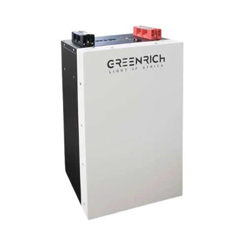 GREENRICH 4.96KWH WM5000 Wall Mounting Lithium LifePO4 Battery 1.5C – 96.6A / 7500W / 4954WH